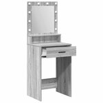 vidaXL Coiffeuse Sonoma gris 50 x 41 x 135 cm Bois d'ingénierie