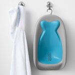 Skip Hop Siège de bain inclinable pour bébés Moby Bleu