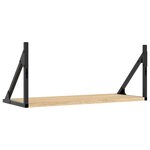 vidaXL Étagères murales 2 Pièces chêne sonoma 60x25x25 5 cm