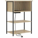 vidaXL Cabinet de chevet Chêne sonoma 55 x 31 x 76 cm