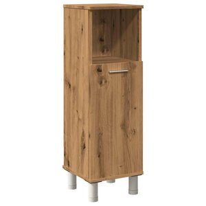 vidaXL Armoire de bain chêne artisanal 30x30x95 cm bois d'ingénierie