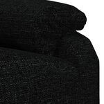 vidaXL Fauteuil électrique de massage Noir Tissu