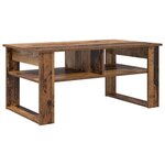 vidaXL Table basse Bois ancien 96 x 54 x 44 cm Bois d'ingénierie