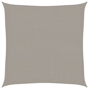 vidaXL Voile d'ombrage 160 g/m² carré gris clair 2 5x2 5 m PEHD