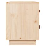 vidaXL Banc à chaussures 100x34x45 cm Bois de pin massif