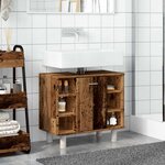 vidaXL Armoire de salle de bain vieux bois 60x32x53 5 cm