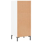 vidaXL Buffet blanc 34 5x32 5x90 cm bois d'ingénierie
