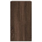 vidaXL Armoire à chaussures chêne marron 60x34x63 5 cm bois ingénierie