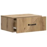 vidaXL Cabinet de chevet mural 2 Pièces Chêne artisanal 49 x 34 5 x 20 cm