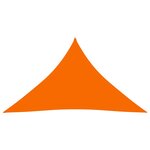 vidaXL Voile de parasol Tissu Oxford triangulaire 5x5x6 m Orange