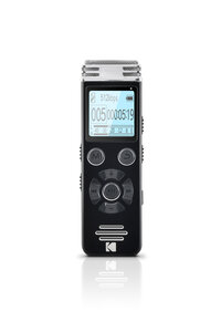 Kodak vrc450 - dictaphone numérique  8 go  plug and play  lecteur mp3  mini-prises jack 3.5 mm  batterie lithium - noir