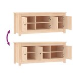 vidaXL Armoire à chaussures 110x38x45 5 cm Bois de pin massif