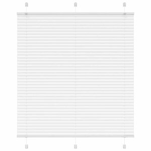 vidaXL Store plissé blanc 115x100cm largeur du tissu 114 4cm polyester