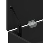 vidaXL Banc à chaussures noir 102x30 5x45 cm bois d'ingénierie