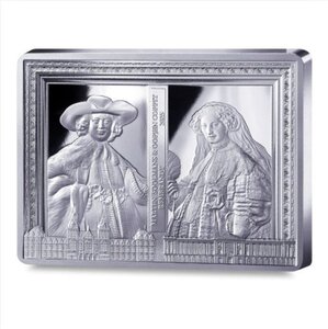 Marten Soolmans et Oopjen Coppit  Rembrandt Monnaie de 50€ argent 100g