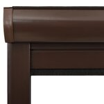 vidaXL Moustiquaire à rouleau pour fenêtres Marron 130x170 cm