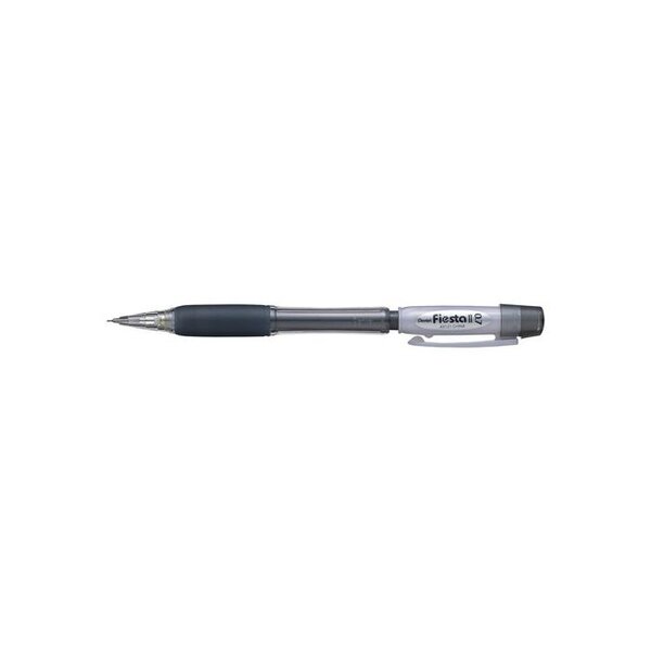 Porte mines fiesta ii  pointe 0 7 mm  corps gris x 12 pentel