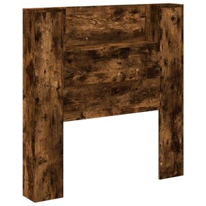 vidaXL Tête de lit Chêne fumé 100 x 16 5 x 103 5 cm Bois d'ingénierie