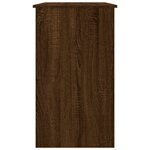 vidaXL Bureau Chêne marron 90x45x76 cm Bois d'ingénierie