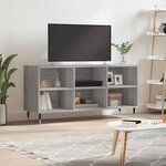 vidaXL Meuble TV sonoma gris 103 5x30x50 cm bois d'ingénierie
