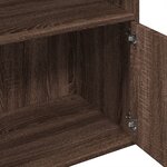 vidaXL Bibliothèque chêne marron 100x36x189 cm bois d'ingénierie