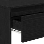 vidaXL Table console Chêne noir 100 x 35 x 76 5 cm Bois d'ingénierie