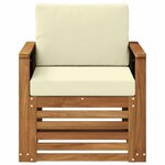 vidaXL Sofa de milieu extérieur Naturel