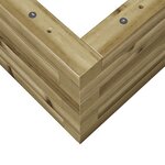 vidaXL Jardinière 90x60x23 cm bois de pin imprégné