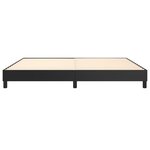 vidaXL Cadre de lit à ressorts noir 200x200 cm similicuir