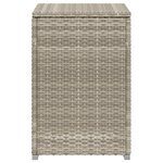vidaXL Table de couverture de bouteille de propane gris clair