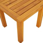 vidaXL Table d'appoint Marron 35 x 35 x 34 cm Bois d'acacia massif