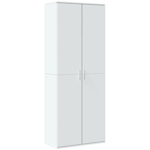 vidaXL Buffet haut blanc 70x35x180 cm bois d'ingénierie