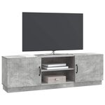 vidaXL Meuble TV Gris béton 150 x 31 x 47 cm Bois d'ingénierie