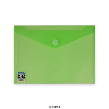 Lot de 10 enveloppes verte avec fermeture velcro 240x335 mm (a4+) v-lock