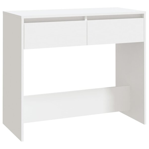 vidaXL Table console Blanc 89x41x76 5 cm Acier