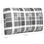 vidaXL Canapé palette 2 places et coussins Pin imprégné de marron miel