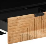 Meuble TV vidaXL 80x33 5x46 cm en bois d'acacia massif