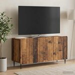 vidaXL Meuble TV Bois ancien 99 x 34 5 x 52 cm Bois d'ingénierie