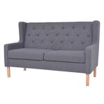 Ensemble de canapés 3 Pièces tissu gris