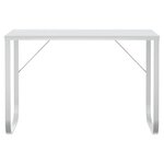 vidaXL Bureau d'ordinateur Blanc 110x60x73 cm Aggloméré