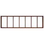 vidaXL Jardinière rouillé 280x80x40 cm acier inoxydable