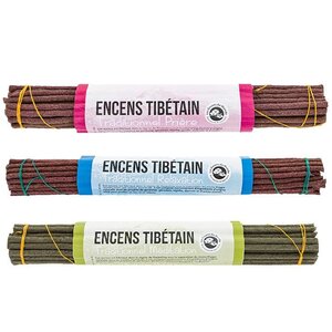 Coffret de 3 encens traditionnels tibétains - Méditation  relaxation et prière
