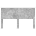 vidaXL Tête de lit Gris béton 160 cm Bois d'ingénierie