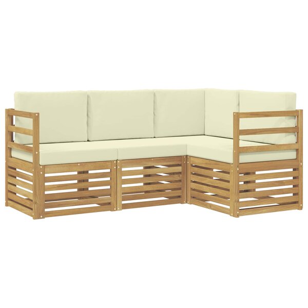 vidaXL Ensemble de canapés d'extérieur 4 pc
