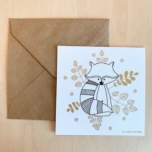 Carte - Raton laveur