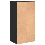 vidaXL Bibliothèque Chêne noir 40 x 30 x 77 cm Bois d'ingénierie