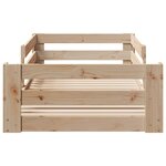 vidaXL Cadre de lit sans matelas 90x190 cm bois de pin massif