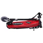 Vidaxl trottinette électrique avec led 120 w rouge