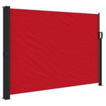 vidaXL Auvent latéral rétractable rouge 140x300 cm