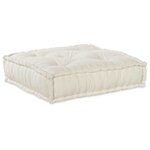 vidaXL Canapé modulaire 2 Pièces Crème 140 x 70 x 36 cm tissu